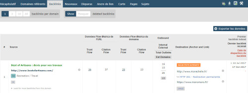 tracking des backlinks